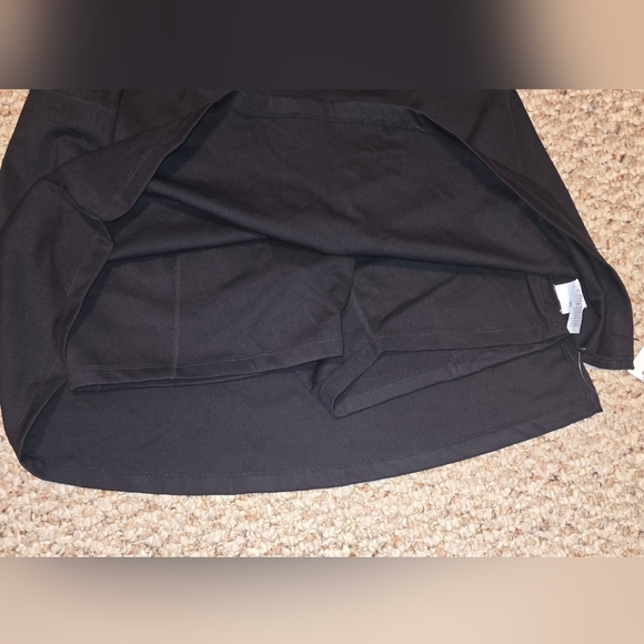 NWT Ododos Womens Athletic Skort Skirt Black Tennis Golf Beach Women's Size L - Picture 3 of 6